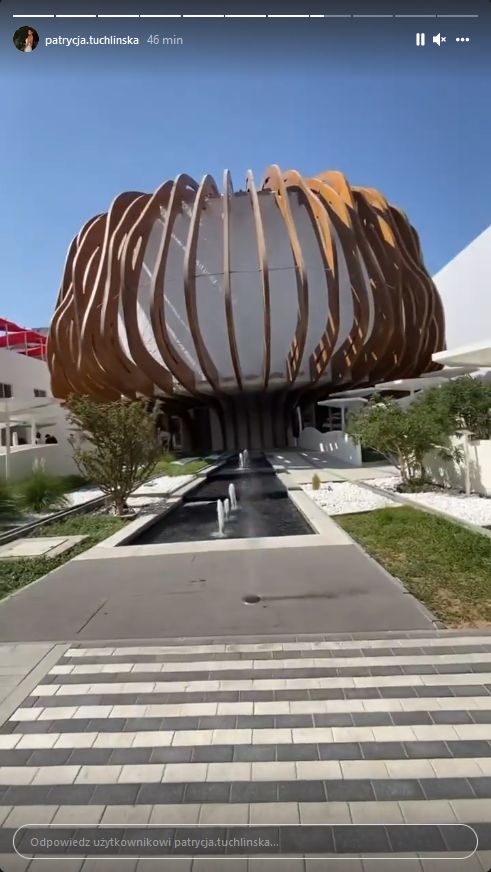 Patrycja Tuchlińska relacjonuje wizytę na EXPO 2020 w Dubaju