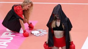 Występ Cheerleaders ERGO Śląsk podczas 1/2 finału TAURON Pucharu Polski w Nysie (galeria)