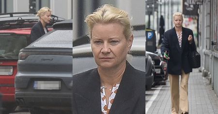 Małgorzata Kożuchowska bez makijażu wysiada z porsche i odwiedza klinikę medycyny estetycznej (ZDJĘCIA)