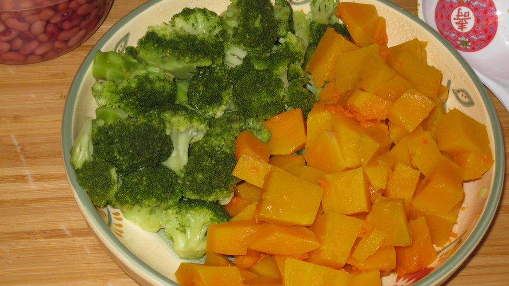 Mrożona dynia piżmowa gotowana z dodatkiem soli