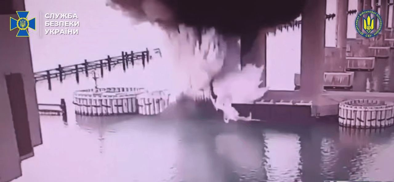 Ukraine's secret underwater strike cripples Crimean bridge