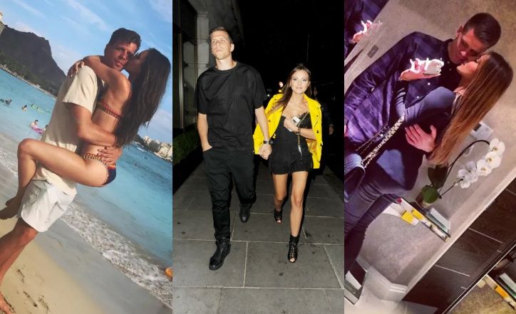 Marina Łuczenko i Wojciech Szczęsny w 2013 roku