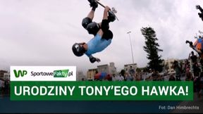 Najsłynniejszy skater świata - Tony Hawk -  ma dziś urodziny