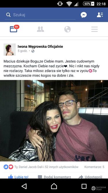 Iwona Węgrowska pokazała swojego partnera Macieja