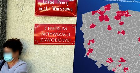 Mapy bezrobocia. Tak zmieniła się sytuacja na rynku pracy