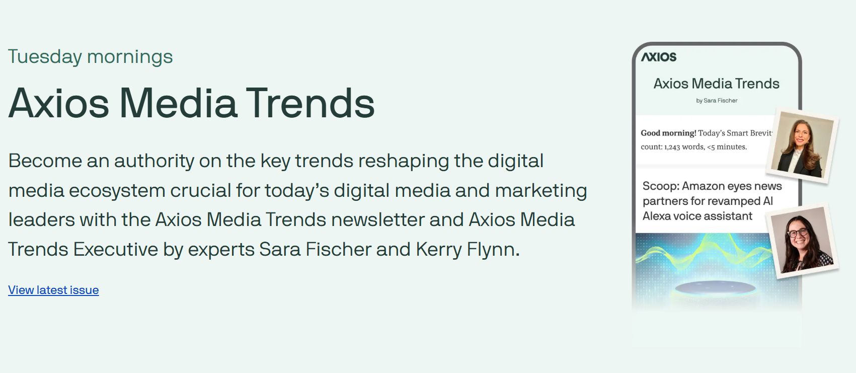 Newsletter Axios Media Trends Sary Fischer 