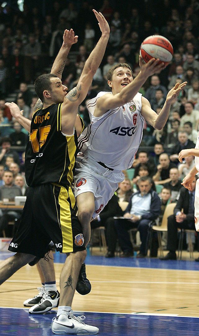07.02.2008 WROCLAW KOSZ. KOSZYKOWKA ASCO SLASK WROCLAW PROKOM TREFL SOPOT92 DO 85. NA ZDJECIU BARTOSZ DIDUSZKO GAZETA WROCLAWSKA PAWEL RELIKOWSKI / POLSKAPRESSE