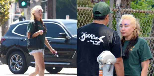 Coraz szczuplejsza Amanda Bynes sfotografowana na spacerze z chłopakiem. Zaserwowała sobie kolejną METAMORFOZĘ (ZDJĘCIA)