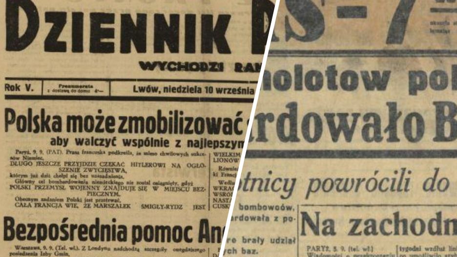 Gazety z września 1939 r.