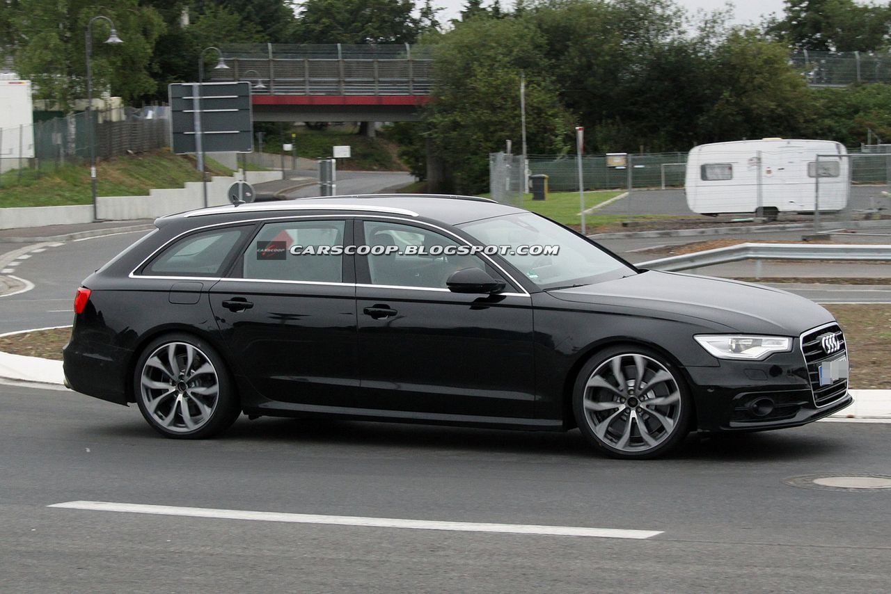 Audi S6 Avant bez kamuflażu na Nürburgring