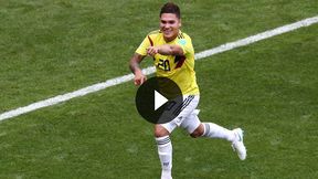 Mundial 2018. Kolumbia - Japonia. Sprytne trafienie Quintero na 1:1 (TVP Sport)