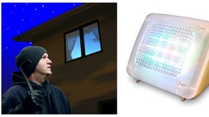 Udawany telewizor do walki z włamywaczami 1