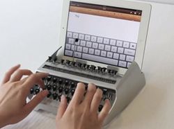 Maszyna do pisania na iPadzie