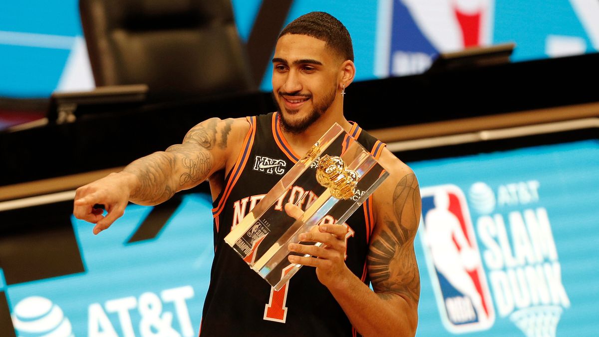 PAP/EPA / DAVID MAXWELL / Na zdjęciu: Obi Toppin