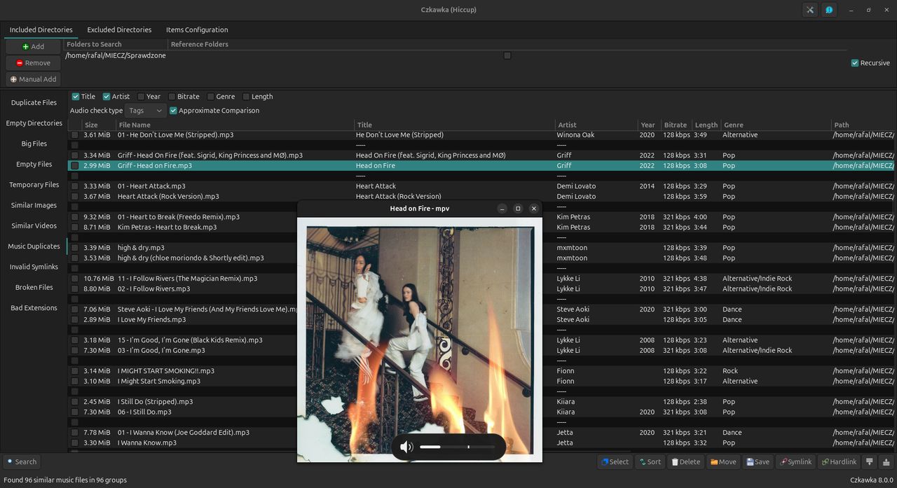 Czkawka - polski program do porządkowania dysków