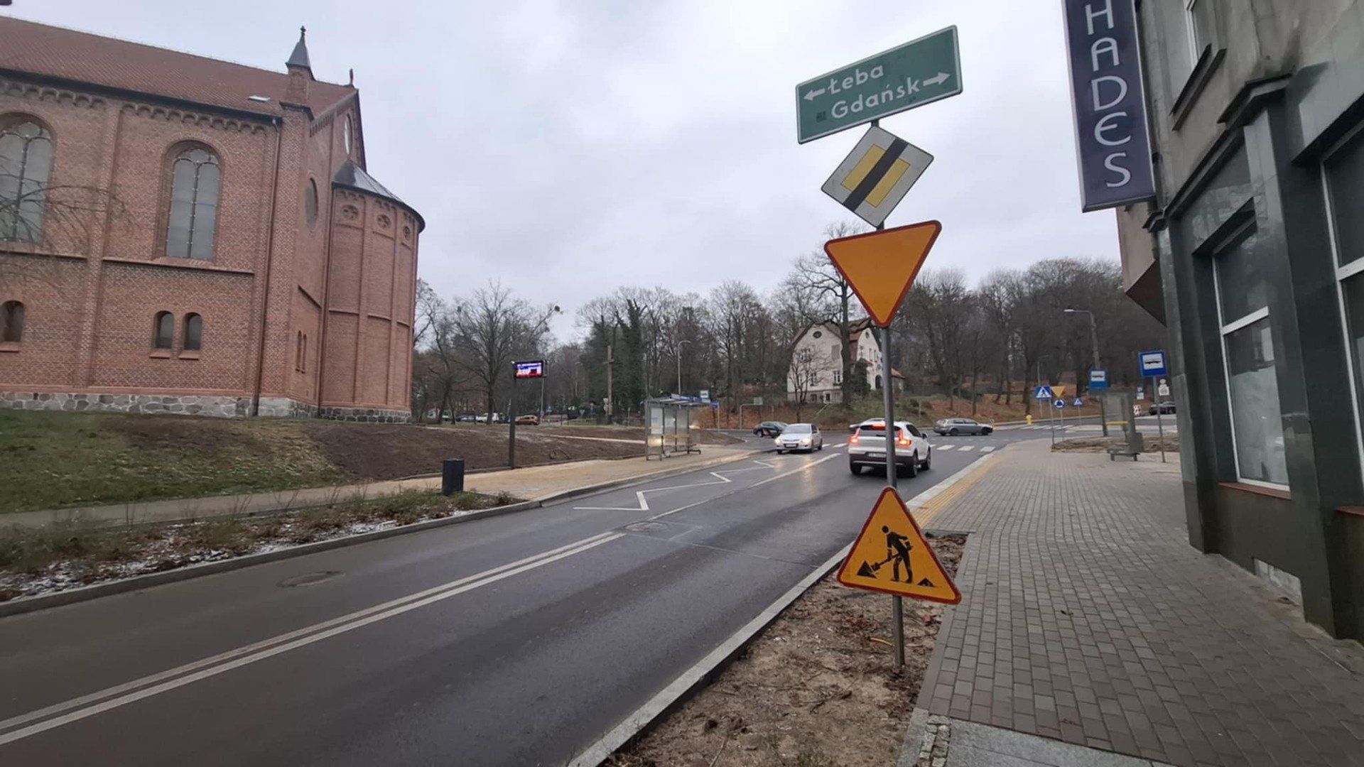 Ulica Kaszubska już przejezdna po remoncie.