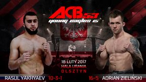 Znamy fight card gali ACB 53 Olsztyn