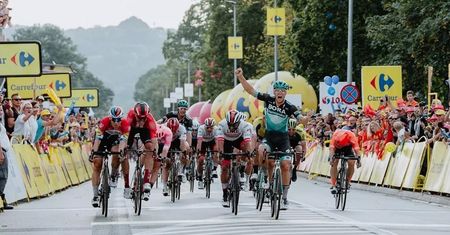 Lublin na trasie wyścigu kolarskiego Tour de Pologne 2021