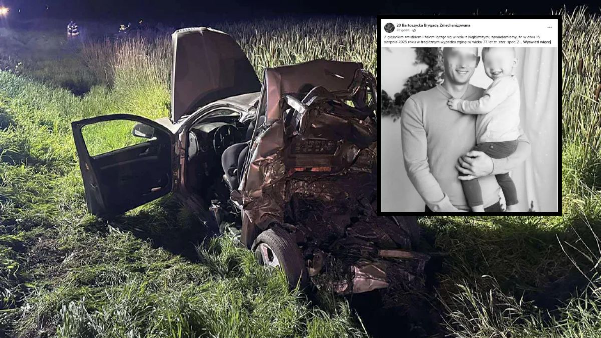 Ojciec i synek spoczęli w jednej trumnie