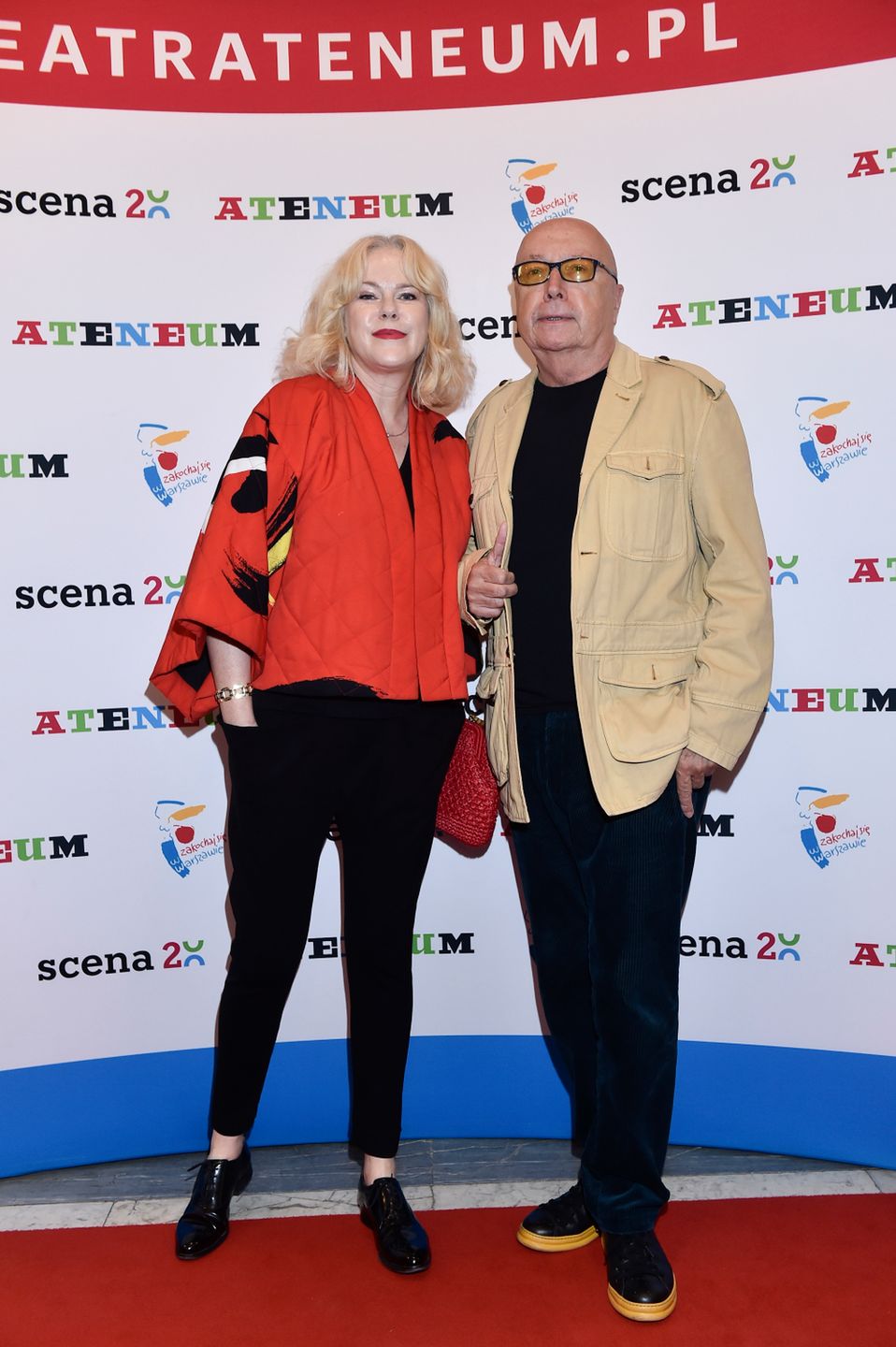 Joanna Dark, Marek Dutkiewicz - Premiera spektaklu Alicja w Krainie Snów