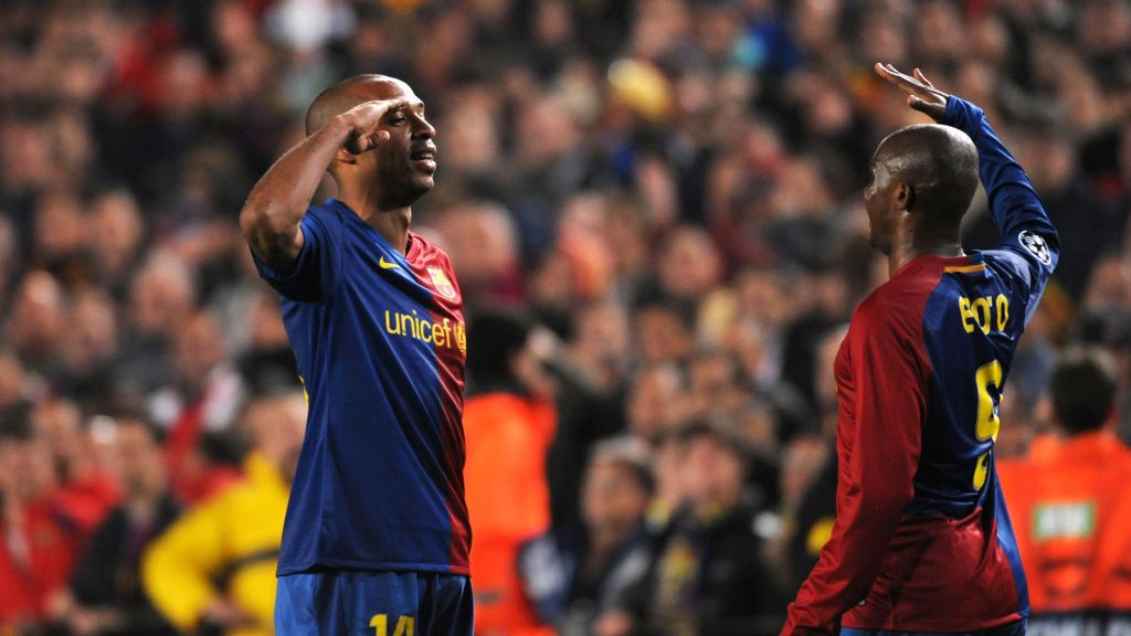 Na zdjęciu (od lewej): Thierry Henry oraz Samuel Eto'o