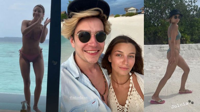 Naturalna Julia Wieniawa na Malediwach