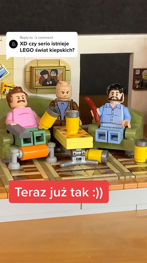 Świat według Kiepskich z klocków LEGO