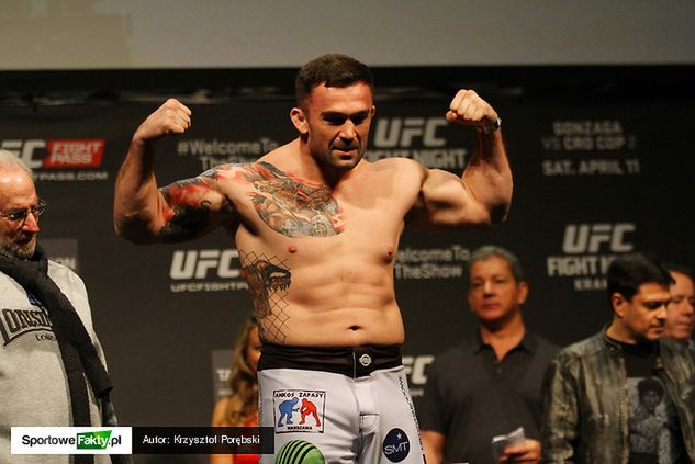 Daniel Omielańczuk zawiódł fanów na gali UFC w Krakowie