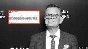 Wulgarny wpis po śmierci Morozowskiego. Jest zapowiedź zwolnienia