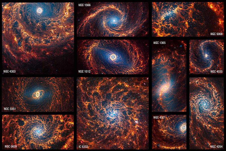 Przegląd nieba ujawnił niezwykłe szczegóły w 19 pobliskich galaktykach
