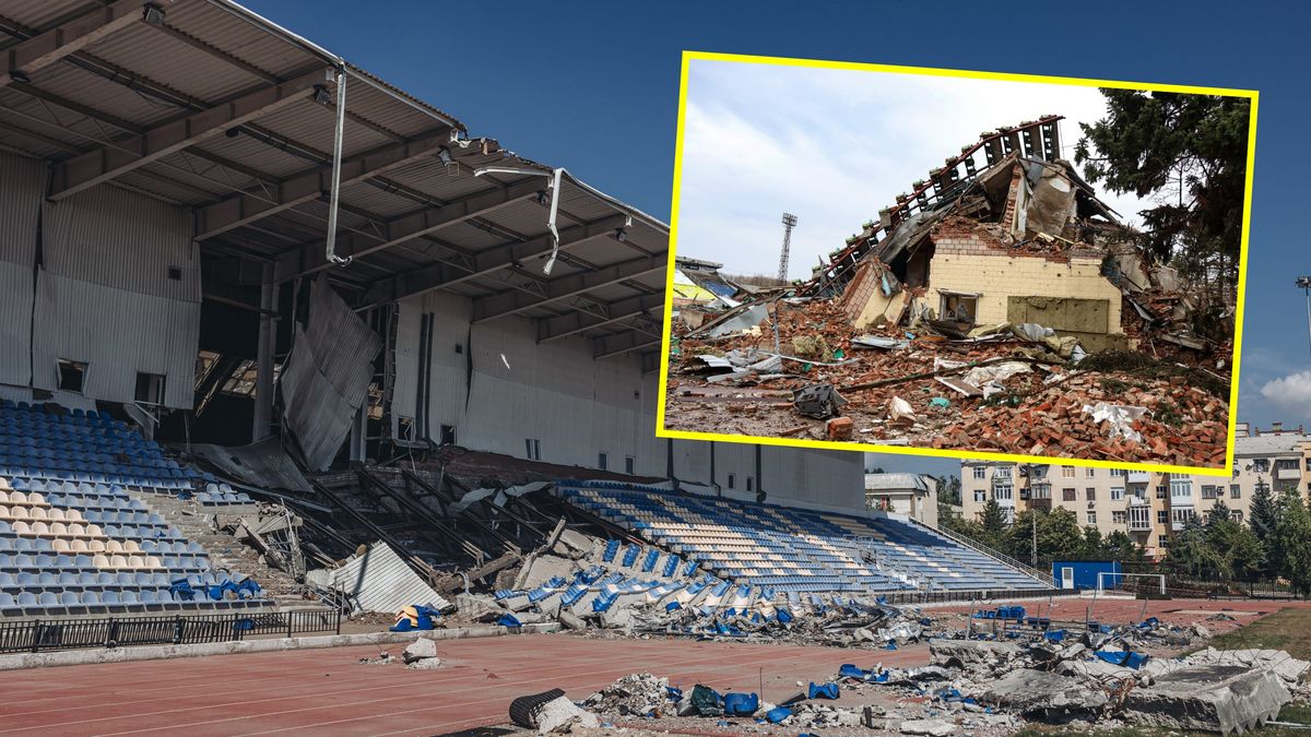 Zdjęcie okładkowe artykułu: Getty Images / Rosjanie niszczą obiekty sportowe Ukrainy