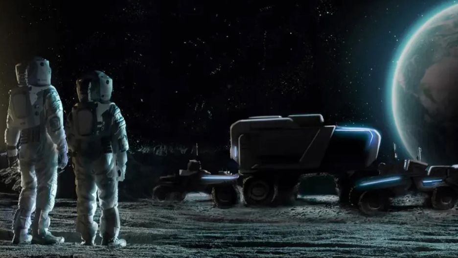 Wizualizacja nowego kosmicznego samochodu dla astronautów