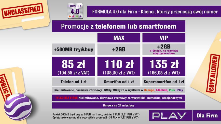 Formuła 4.0 w Play dla firm zaprezentowana 4