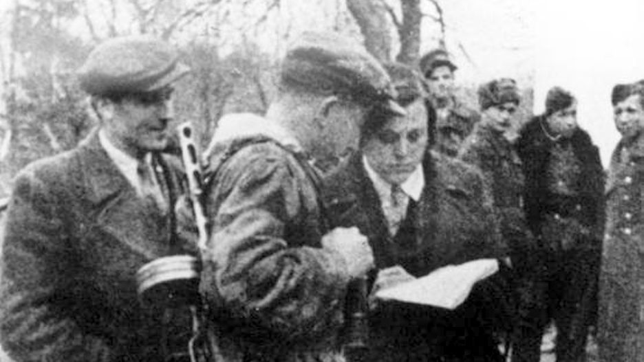 Szuchewycz, Dmytro Hrycaj i Kateryna Meshko w listopadzie 1943 r., krótko przed masakrą Polaków na Wołyniu i Wschodniej Galicji