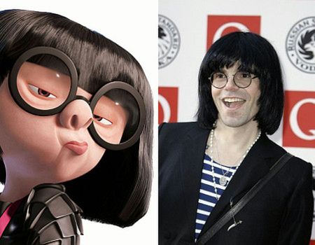 Edna Mode i Tim Burgess