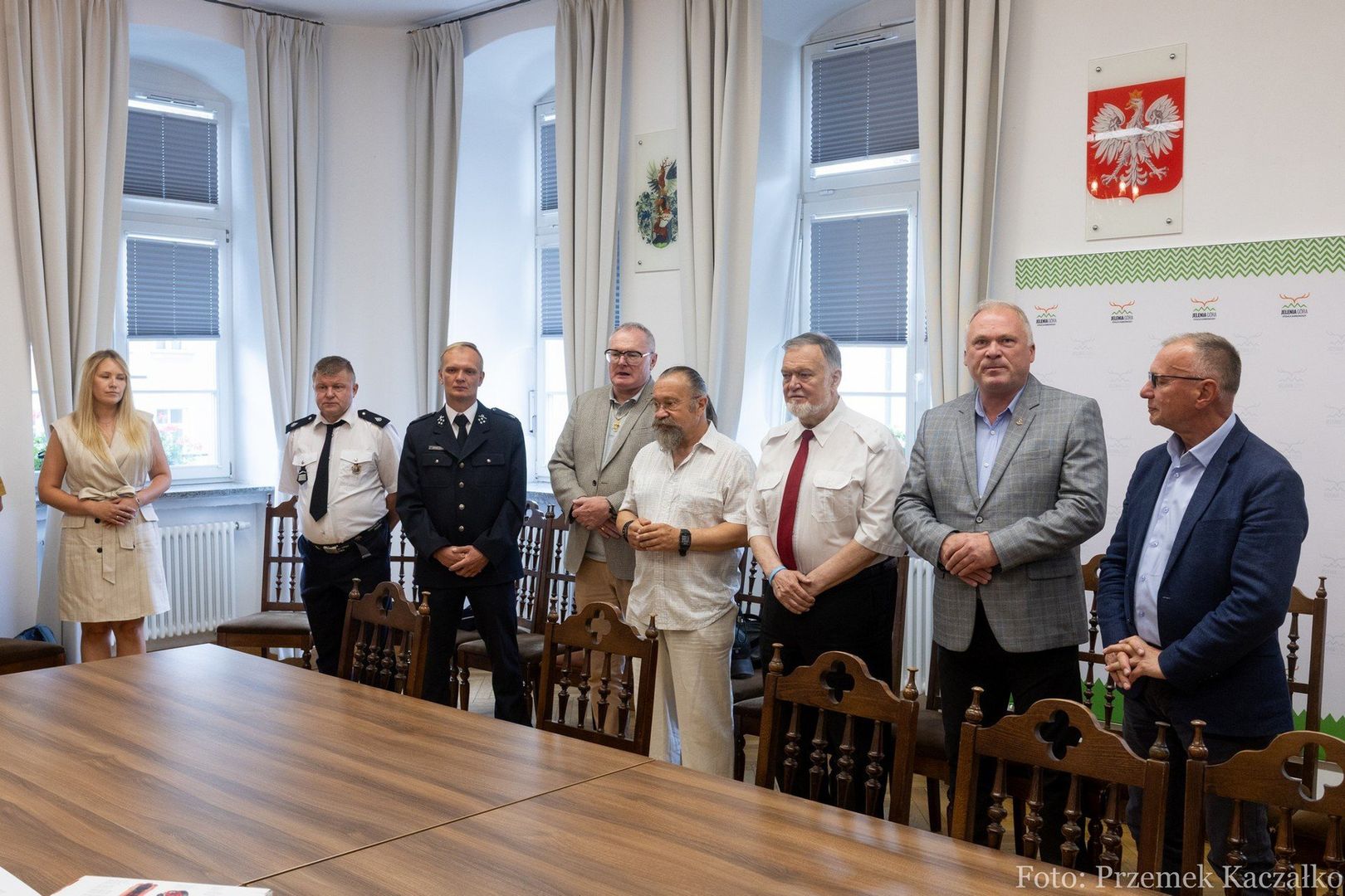 25.06.2025 Jelenia Góra. Przekazanie sprzętu dla OSP od Rotary Club