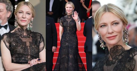 Cate Blanchett recyklinguje suknię Armaniego w Cannes