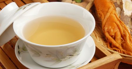 Zielona herbata ginseng z miodem, z dodatkiem cukru