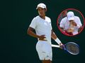 Sceny na Wimbledonie. Zaczął jeść na korcie