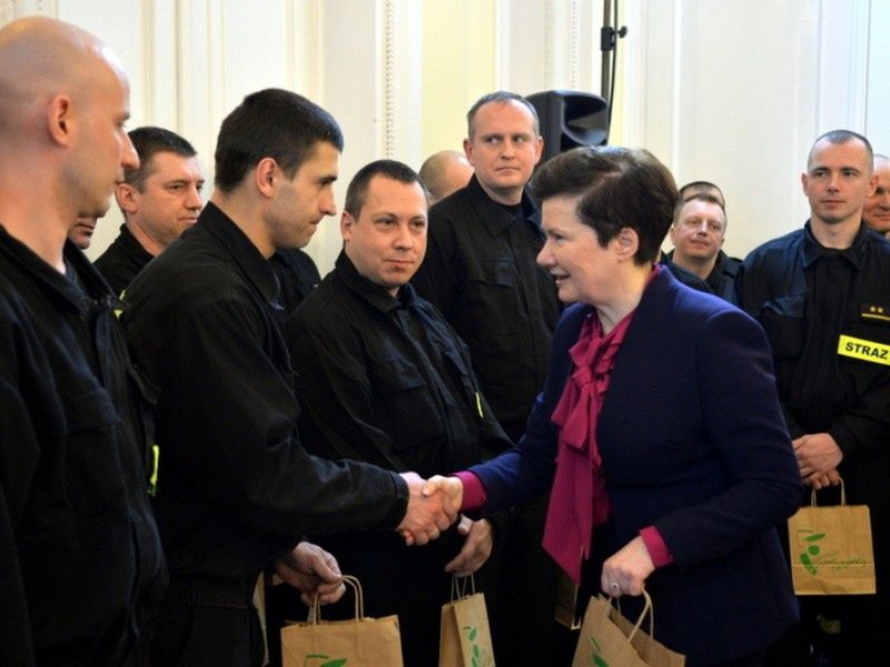 Prezydent Warszawy podziękowała strażakom