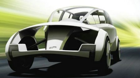 Laminar 2 koncepcja elektrycznego samochodu z funkcję dostosowania aerodynamiki 1