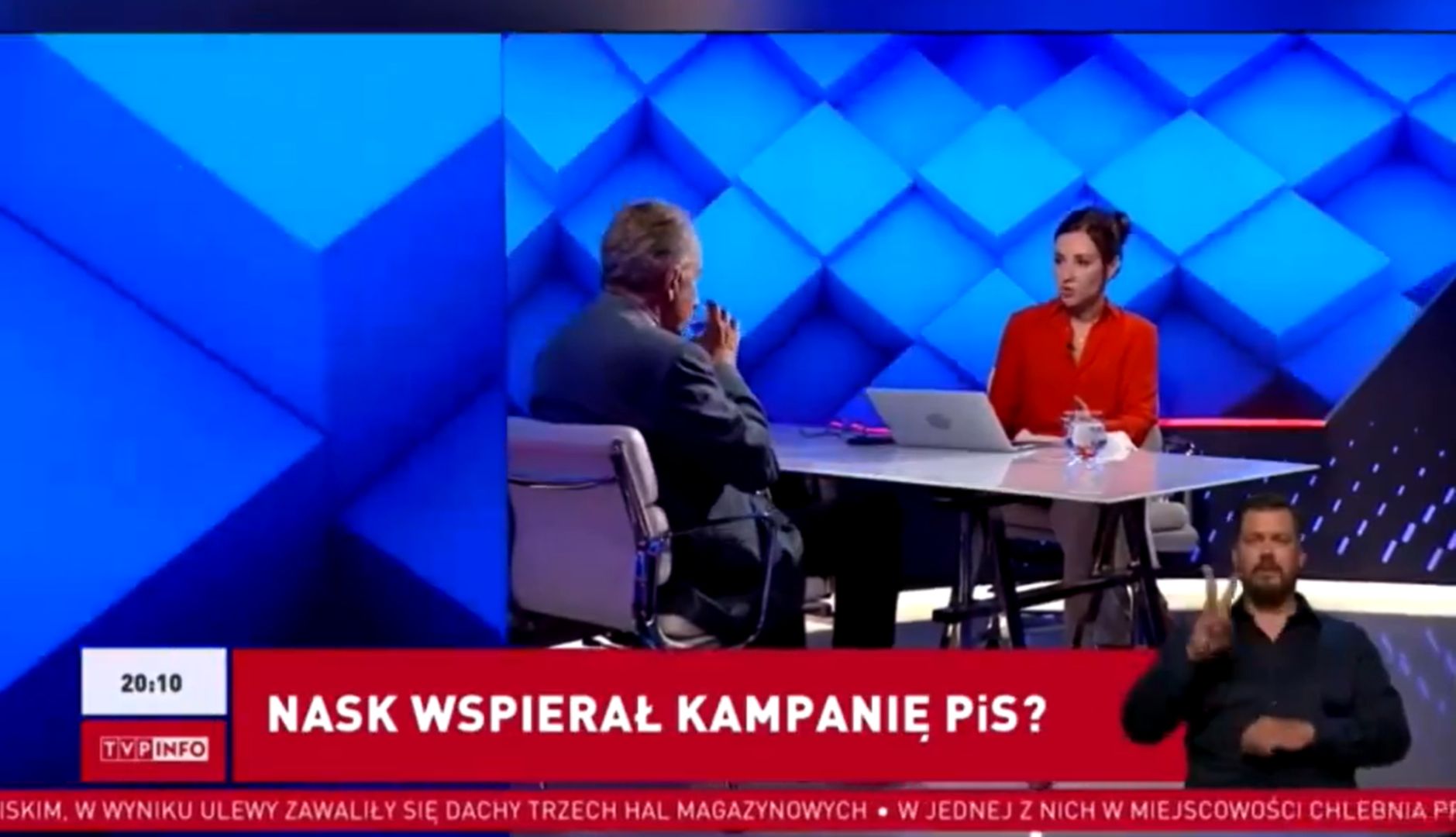 "Poniżej pasa". Takie słowa naprawdę padły w TVP Info