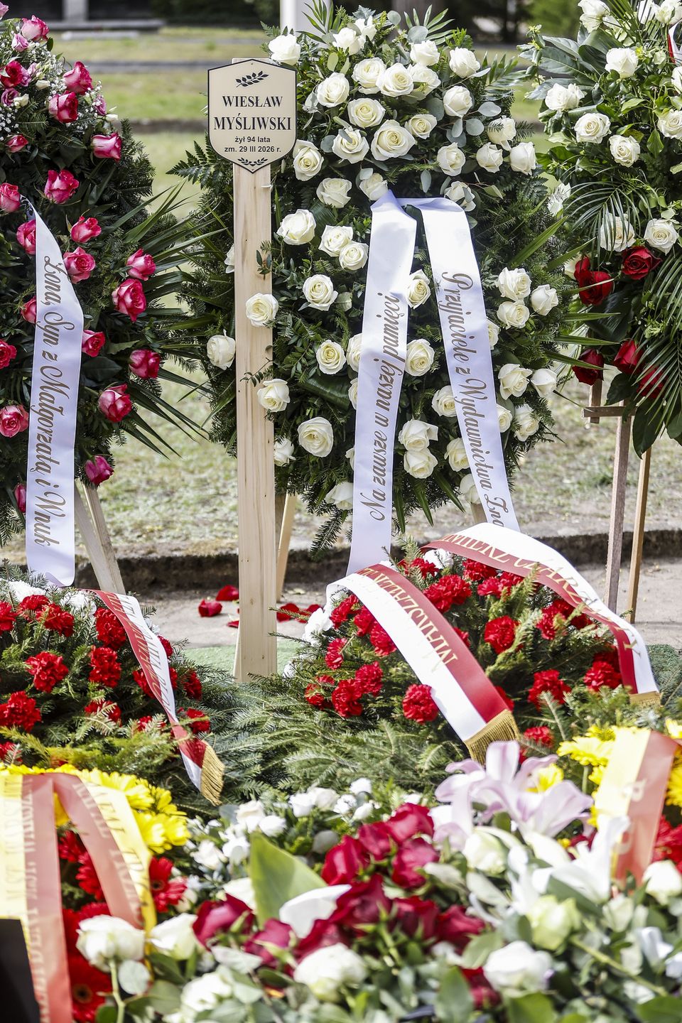 Grób Wiesława Myśliwskiego na Powązkach Wojskowych