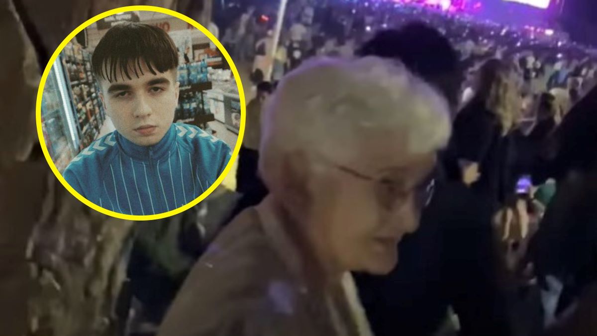 Prababcia Maty świetnie bawiła się na jego koncercie 