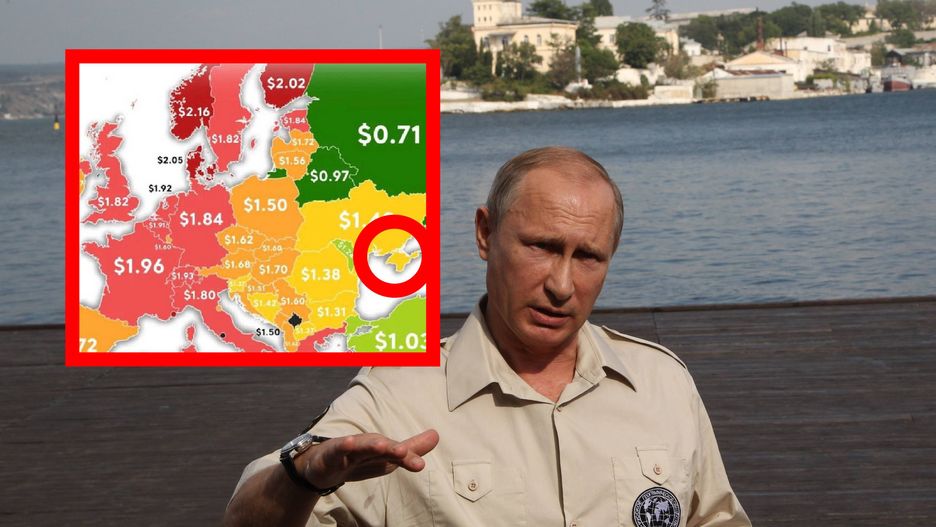 Prezydent Rosji Władimir Putin w Sewastopolu