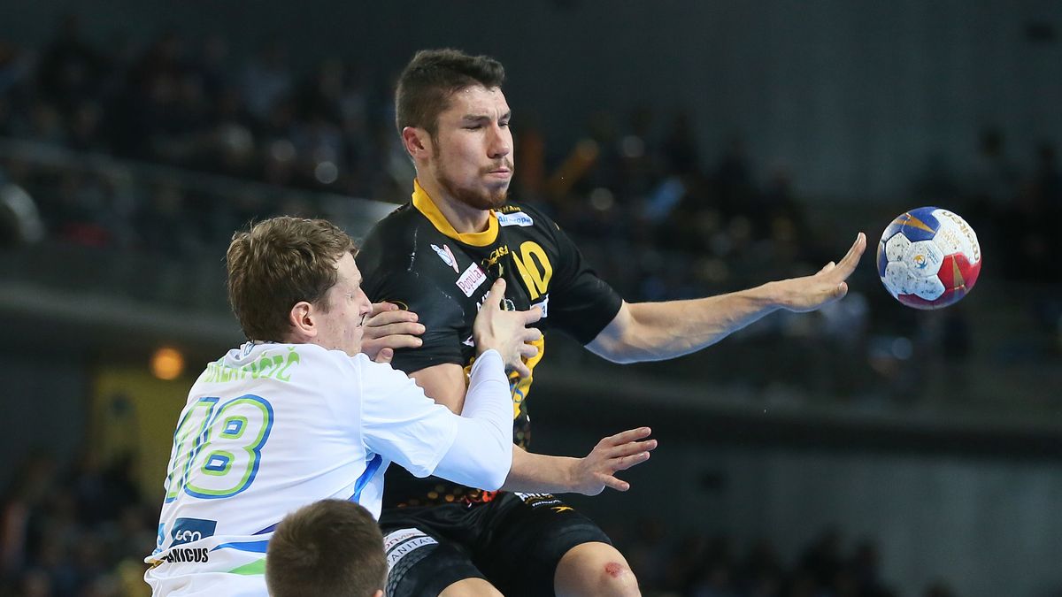 Materiały prasowe / FRANCEHANDBALL2017 / Na zdjęciu: Alex Dujszebajew w koszulce reprezentacji Hiszpanii