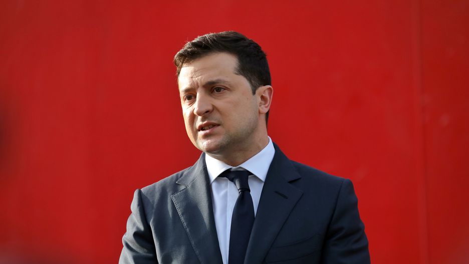 Prezydent Ukrainy Wołodymyr Zełenski