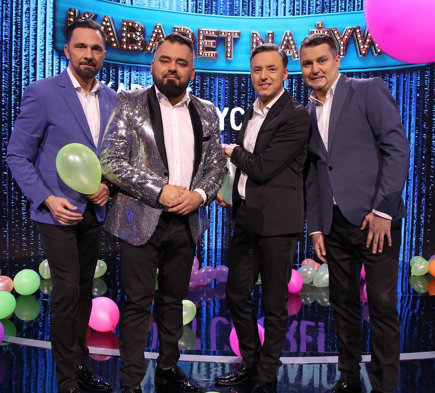 Kadr z programu "Kabaret na żywo"