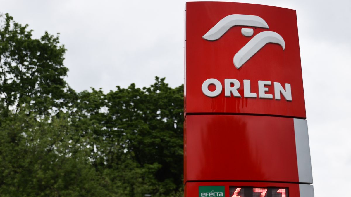 Orlen Company
at Orlen gas station in Krakow, Poland on April 22, 2024. (Photo by Jakub Porzycki/NurPhoto via Getty Images)
NurPhoto
company, fuel, orlen, petrol, april 22, photo, jakub porzycki, nurphoto, petroleum, energy, polish company, pkn orlen, service station, petrol station, car care, diesel, automotive services, forecourt, transport, energy provider, european market, refuel, orlen brand, vehicle maintenance, environmental sustainability, energy sector.