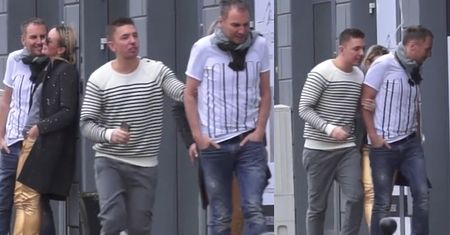 Williams, Jemioł i Gojdź robią sobie sesję na ulicy...